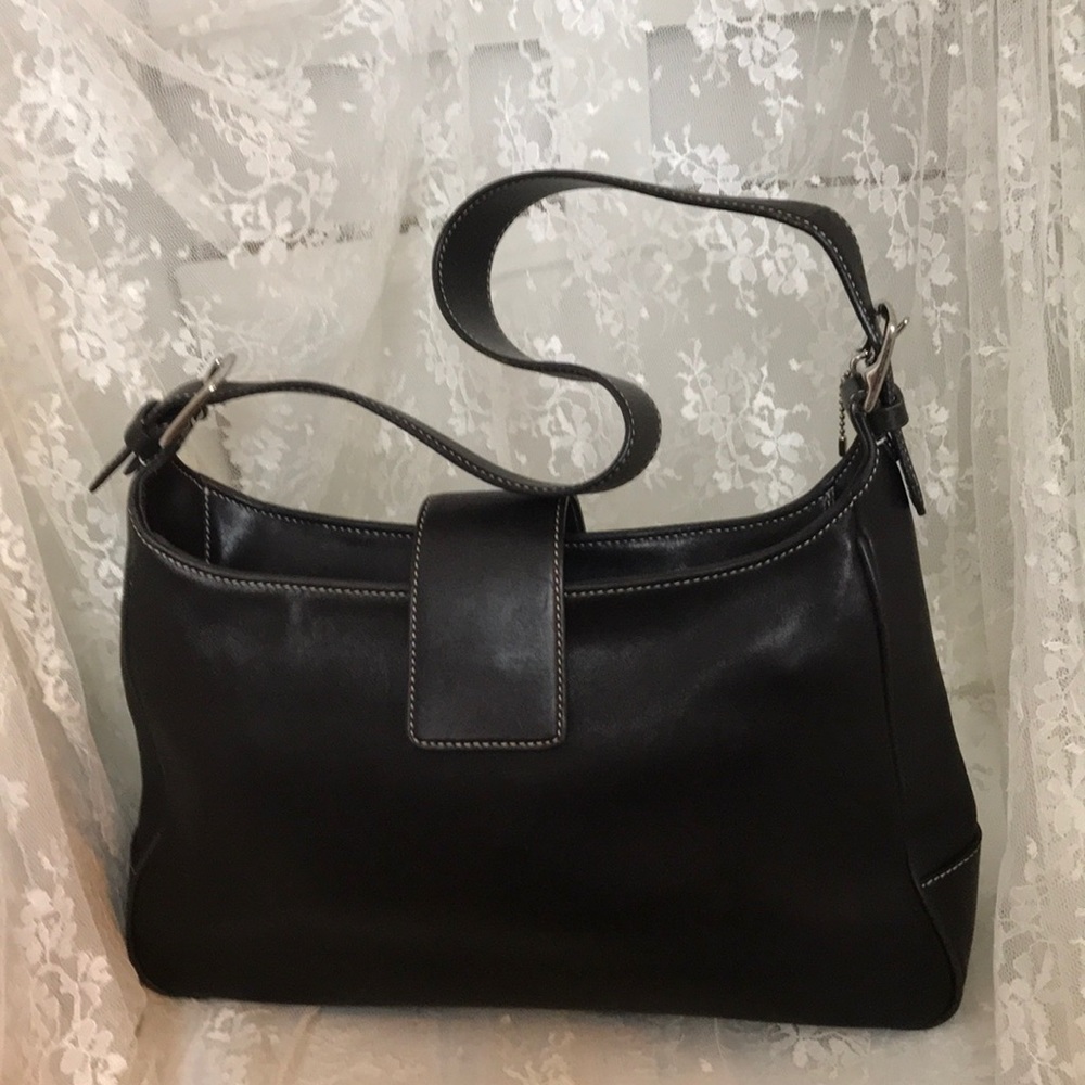 Coach Leatherware Basic Black Shoulder Bag - image 1